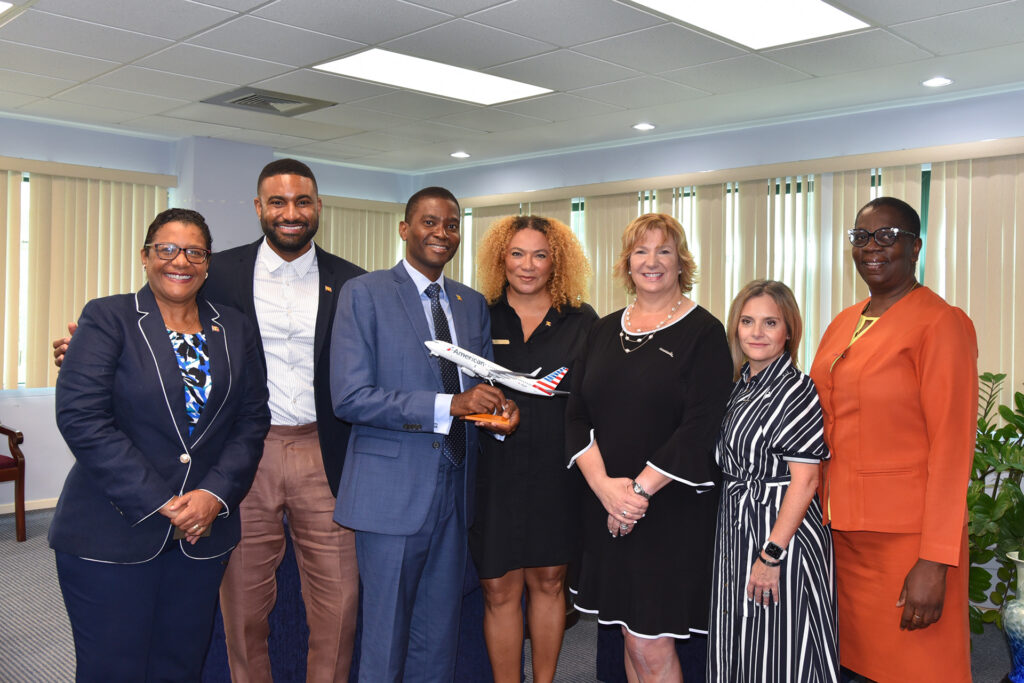 , The Grenada Tourism Authority Hosted An Introductory Ministers Meeting With American Airlines